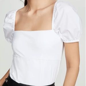 Cinq à Sept Puff Sleeve Top